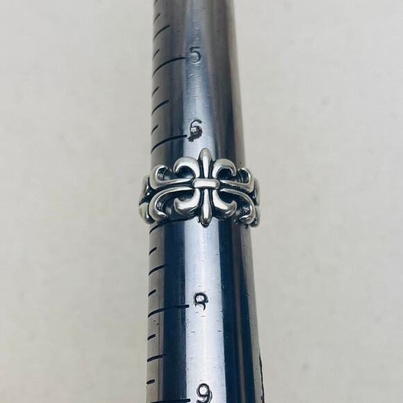 Vintage Silver Gothic Star Ring – Adjustable Size, Unisex, Brand New - Picture 5 of 6